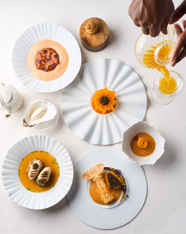 Un menu de mariage étoilé Michelin
